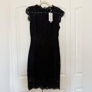 NWT Womens Black Lace Cocktail Dress (S)